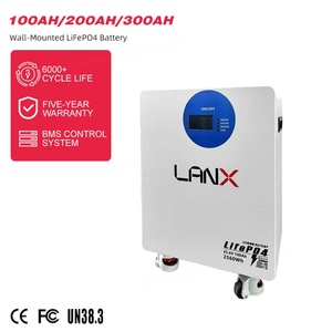 Nuevo diseño 51,2 V 100Ah 200Ah 300Ah Batería de iones de litio Recargable LiFePO4 Celda fuera de la red Batería de almacenamiento de energía solar - Product Image 1