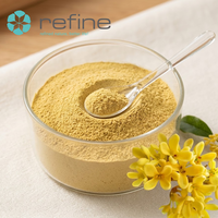 Poudre de fleur d'Osmanthus 100% pure, Poudre d'Osmanthus, Poudre d'Osmanthus Fragrans, Poudre d'Osmanthus sucré, Poudre de Gui Hua pour thé et boissons