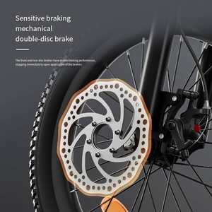 Freins à double disque <span class=keywords><strong>18</strong></span> "20" 22 "24" Vélos de montagne à vitesse variable pour enfants Pédale ordinaire avec fourche en aluminium - Product Image 2