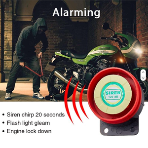 Sistem <span class=keywords><strong>Alarm</strong></span> Otomatis Dua Arah Keamanan <span class=keywords><strong>Alarm</strong></span> Motor Android Nirkabel Anti Maling Sensor Jarak Jauh Remote Control 10~50m - Product Image 3