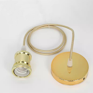 Vintage E27 Plated Pendant <strong>Lamp</strong> <strong>Holder</strong> Antique Bronze Aluminum Base Perfect for <strong>Rustic</strong> Restaurant and Farmhouse Style <strong>Ceiling</strong> - Product Image 6