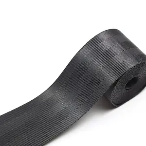 Custom 20mm flat strong Wear resistant polyester seat belt webbing