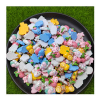 Schattige dieren fruit aardbei kers platte hars cabochons voor DIY knutselwerk telefoonhoesje haar strik centrum sleutelhanger maken