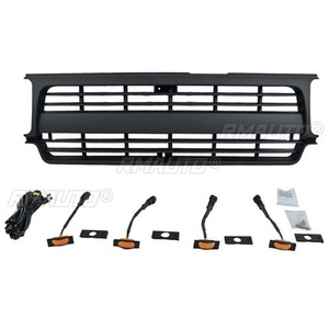 Grille de pare-chocs avant de voiture, grilles de course, calandre pour Toyota Land Cruiser LC80 1990-1997, kit carrosserie, accessoires automobiles - Product Image 6