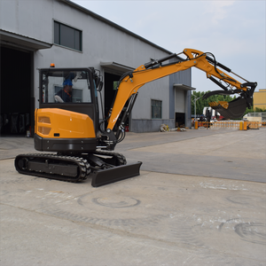 China VIFT Precio de fábrica al por mayor Pequeño 3,5 5,0 Ton Excavadora Operación Peso Hidráulico Enganche rápido <span class=keywords><strong>Euro</strong></span> 5 Motor diésel CE - Product Image 3