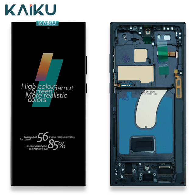 Original LCD for Samsung Galaxy S23 FE Plus Ultra 5G Display S23 Ultra Screen Replacement Mobile Cellphone Ecran with Frame Oled