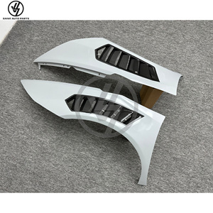 Aile avant en fibre de carbone semi-sèche brillante à tissage sergé style Vorstein pour Lamborghini Huracan LP580/LP610 EVO Performante - Product Image 4
