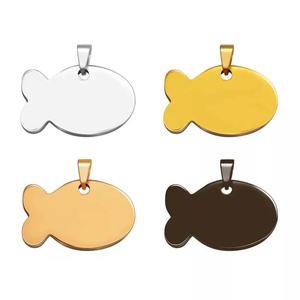Tùy chỉnh kim loại men zondac trống thép không gỉ chất lượng cao giá bán buôn vàng bạc mạ <span class=keywords><strong>Dog</strong></span> Tags cho khắc - Product Image 5