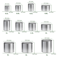 FURUN, el Mejor Contenedor Metálico de 800 ml de China, Lata de Metal con Tapa para Aceite de Motor, Ceniza Atómica, Masilla, Pintura, Pegamento, Resina