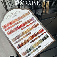 KAISE 2025 Beauty Expo Nouveau Gel à Ongles Transparent Multicolore 50 Couleurs Sans HEMA Sans TPO Non Toxique Gel UV pour Salon de Manucure FDS