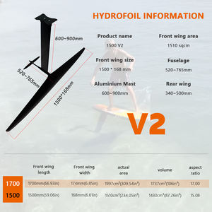 Ala Delantera de Carbono AXIS FIREBALL 1500 para Hydrofoil, Wing Foil, SUP Foil, Prone Foil, Control Preciso, Equipo para Deportes Acuáticos - Product Image 2