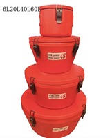 Récipient isotherme rond à double paroi Jumbo 6L 20L 40L 60L pour la conservation professionnelle des aliments et la restauration