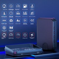 Affichage tête haute (HUD) pour voiture, affichage numérique universel OBD, GPS double mode, satellite Beidou, ordinateur de bord