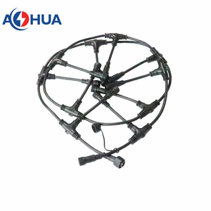 3 Cara 2 3 4 pin seri T paralel kedap air LED konektor Terminal pemisah konektor ip68 lampu LED kabel - Product Image 4