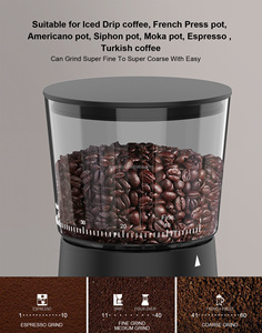 Moulin <span class=keywords><strong>à</strong></span> grains électrique super silencieux en gros <span class=keywords><strong>Machine</strong></span> <span class=keywords><strong>à</strong></span> <span class=keywords><strong>café</strong></span> portable pour usage domestique et hôtelier - Product Image 3