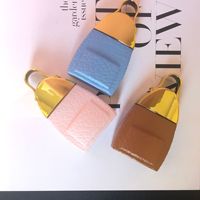 Flacon de parfum en verre cristal en forme de sac à main, style moderne, 30 ml, atomiseur rechargeable, écologique, imprimé à l'écran