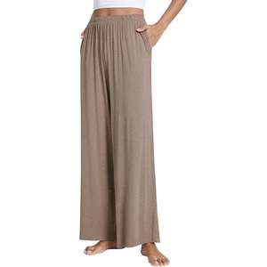 Pantalons de pyjama en viscose de bambou pour femmes, amples et doux, pour le yoga, tailles S-XXL - Product Image 5