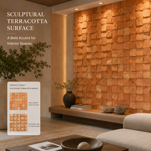 Piastrelle in Mosaico <span class=keywords><strong>di</strong></span> Terracotta Ceramica Rustica per Pareti <span class=keywords><strong>di</strong></span> Ristoranti, Caffè, Hotel, Bar e Decorazioni Commerciali - Product Image 5