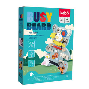 2023 enfant en bas âge occupé conseil sensoriel apprentissage jouets éducation précoce occupé conseil Montessori jouets en bois activité bébé occupé conseil - Product Image 5