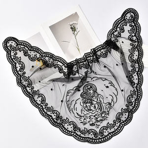 Châle Hijab Respirant pour Cérémonie Religieuse et Usage Quotidien Écharpe Triangulaire pour Femme avec Motif Brodé de la Vierge Marie <span class=keywords><strong>Catholique</strong></span> - Product Image 6