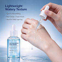 Sérum pour le visage à l'acide hyaluronique OEM ODM, faible poids moléculaire, hydratation profonde, sérum facial