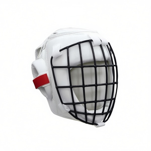 Nouveau protège-tête de boxe à contact total avec cuir PU respirant, casque de karaté Kyokushin unisexe - Product Image 1