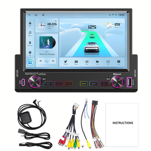 مشغل أندرويد للسيارة 1din عالمي أندرويد 13 <span class=keywords><strong>Mp3</strong></span> Mp5 صوت ستيريو راديو سيارة Gps/Wifi/Bt/Rds مشغل سيارة - Product Image 6