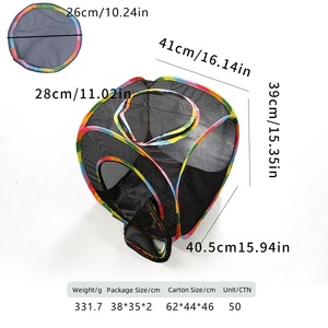 Al Aire Libre plegable transparente mascotas Gatos Perros animales verano túnel juguetes <span class=keywords><strong>paso</strong></span> <span class=keywords><strong>de</strong></span> mascotas y túneles para mascotas combinables - Product Image 5