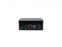 Mini PC Baru AMD DDR4 64GB Dual M.2 NVMe SSD 2xHDMI+Type-C Triple 4K 60Hz Gigabit LAN WiFi6 BT WOL/PXE Paduan Aluminium