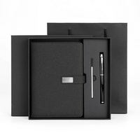 Articles promotionnels, carnet A5 en cuir, journal personnalisé, agenda de bureau, coffret cadeau d'entreprise avec stylo