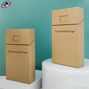 Papier kraft <span class=keywords><strong>personnalisé</strong></span> résistant aux enfants 10 paquets de boîtes de conteneur d'emballage de style <span class=keywords><strong>cigarette</strong></span> biodégradable <span class=keywords><strong>à</strong></span> l'épreuve des enfants en carton - Product Image 3