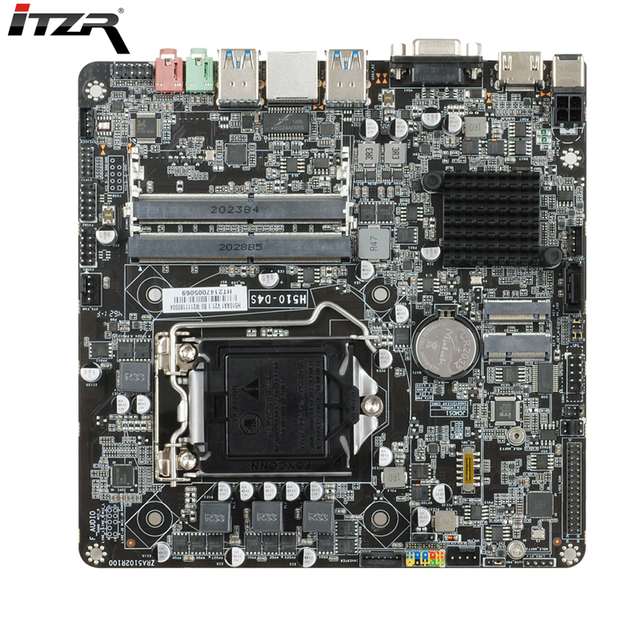Wholesale H510 Motherboard 10/11th generation core/pentium/celeron processor DDR4 LGA 1200 Mini ITX Mainboard