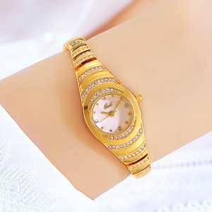 Montre-bracelet pour femme, style haut de gamme et de niche, incrustée de diamants, montre étanche de grande valeur pour femmes - Product Image 4