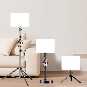 Studio photo pour smartphone, éclairage LED plat pour la photographie, la vidéo et le streaming en direct, <span class=keywords><strong>lampe</strong></span> selfie avec trépied - Product Image 5