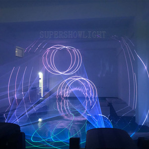 Đèn Chiếu Laser Quét RGB 4/6W Đèn Chiếu Laser Đầu Di Chuyển RGB - Product Image 5