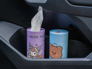 Mouchoirs en papier souples personnalisés respectueux de l'environnement pour voiture Boîte de cylindre Tube rond Mouchoirs en papier - Product Image 6