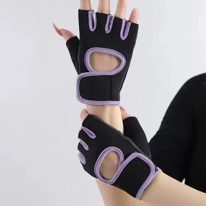 Neoprene Weightlifting Strength Training Gloves Sports Gym Workout Open Fingers Fitness Gloves Hand Protection Neoprene Glove - Product Image 5