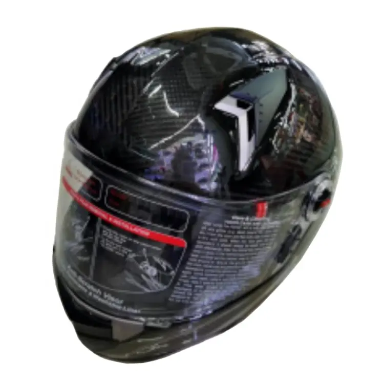 Cascos de motocicleta de carrera, cascos de motor de cara completa, ligeros, estándar, producción segura, marca CN