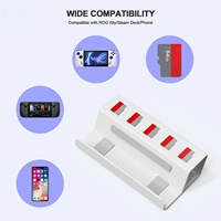 Support de bureau portable pour ROG XBOX Ally, compatible avec Steamdeck et téléphone portable, en alliage d'aluminium