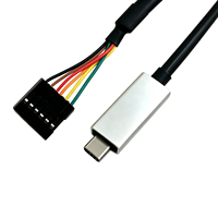 Cable Convertidor Serial USB-C a TTL UART FTDI FT232R de Grado Profesional 3P/4P/6P