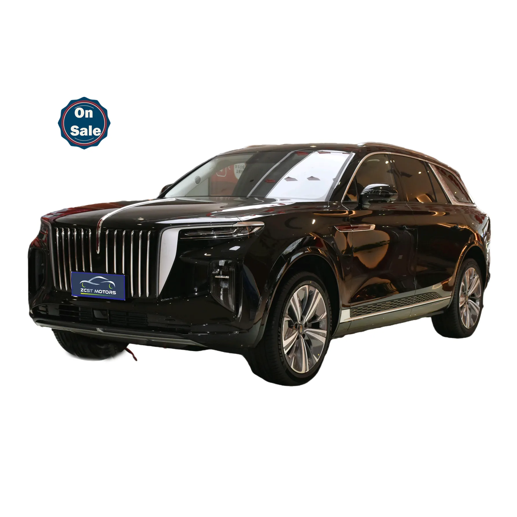 Hongqi e-hs9 dizel 4 weel elektrikli otomobil hızlı gemi büyük suv arabalar amiral gemisi keyfi ve hızlı hızlı ticari araçlar