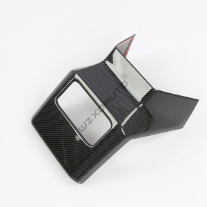 WZXD 2024 Car ABS Carbon AC <b>Vent</b> Cover Steering Wheel Control Window Switch Trim RHD for Triton L200 - Product Image 4