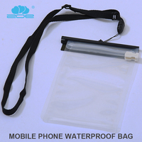 Bonne vente, sac de téléphone portable étanche personnalisé, étui de téléphone portable étanche pour l'été
