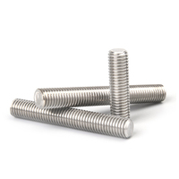 Barre filetée en acier inoxydable de haute précision Acme M5 DIN975 DIN976 Barre filetée galvanisée