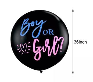 <span class=keywords><strong>Kit</strong></span> de guirlande d'arche de ballons confettis épaissis rose et bleu de 36 pouces pour révélation du sexe, pour la vente en gros, au détail et la décoration de fêtes - Product Image 2