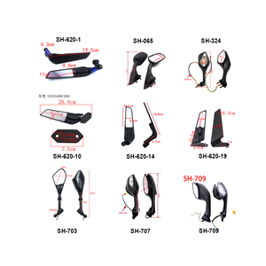 Gương chiếu hậu xe máy điện hình cầu lồi Eagle giá sỉ nhà máy rẻ hơn M10 M8 - Product Image 1