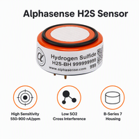 Capteur de gaz H2S Alphasense 7NE/H2S-B4 à 3 électrodes, faible concentration Ppb, série DJ-Alphasense 7NE/H2S-B1, précision 5% FS, réponse rapide