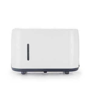 Diffuseur d'arômes 200 ml blanc gris design flamme, aromathérapie pour la maison, type brume, minuterie 8 heures, normes US AU EU UK - Product Image 1