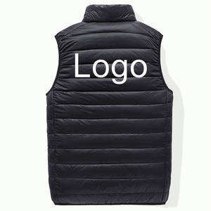 Chaleco acolchado personalizado para hombre, Bodywarmer de diseño americano, informal, ligero, con capucha, OEM - Product Image 2