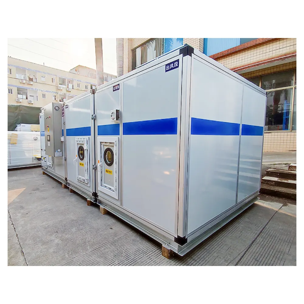 Unit penanganan udara bersaluran industri Paket pendingin Air sistem HVAC ruang bersih pendingin udara